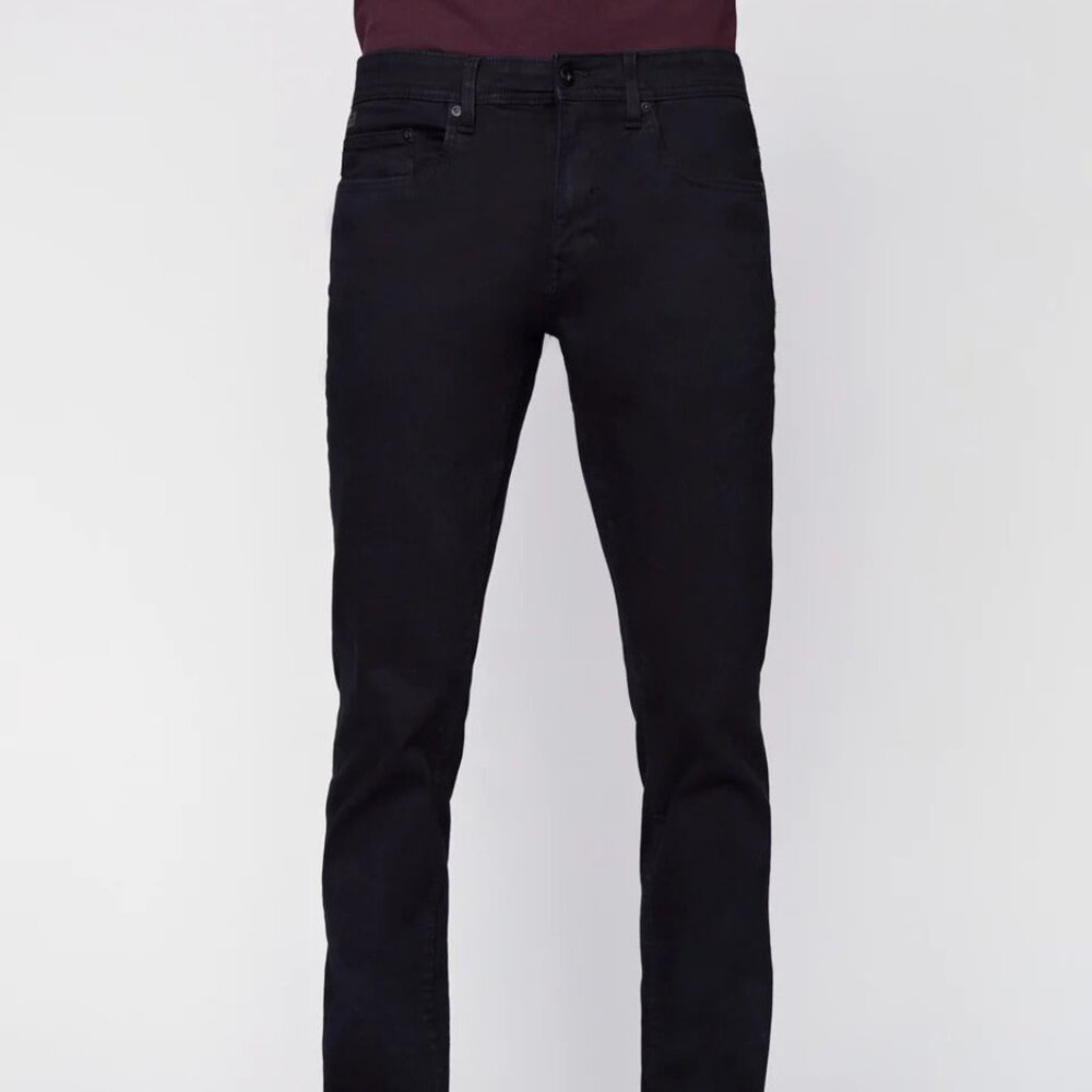 Projek Raw Black Rinse Wash Straight Denim Pant